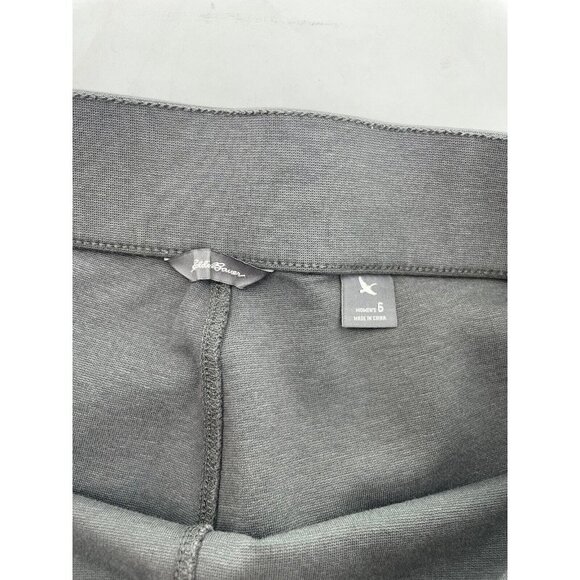 Eddie Bauer Womens Cropped Pants Cotton Modal‎ Stretch Gray Size 6 - Picture 10 of 11